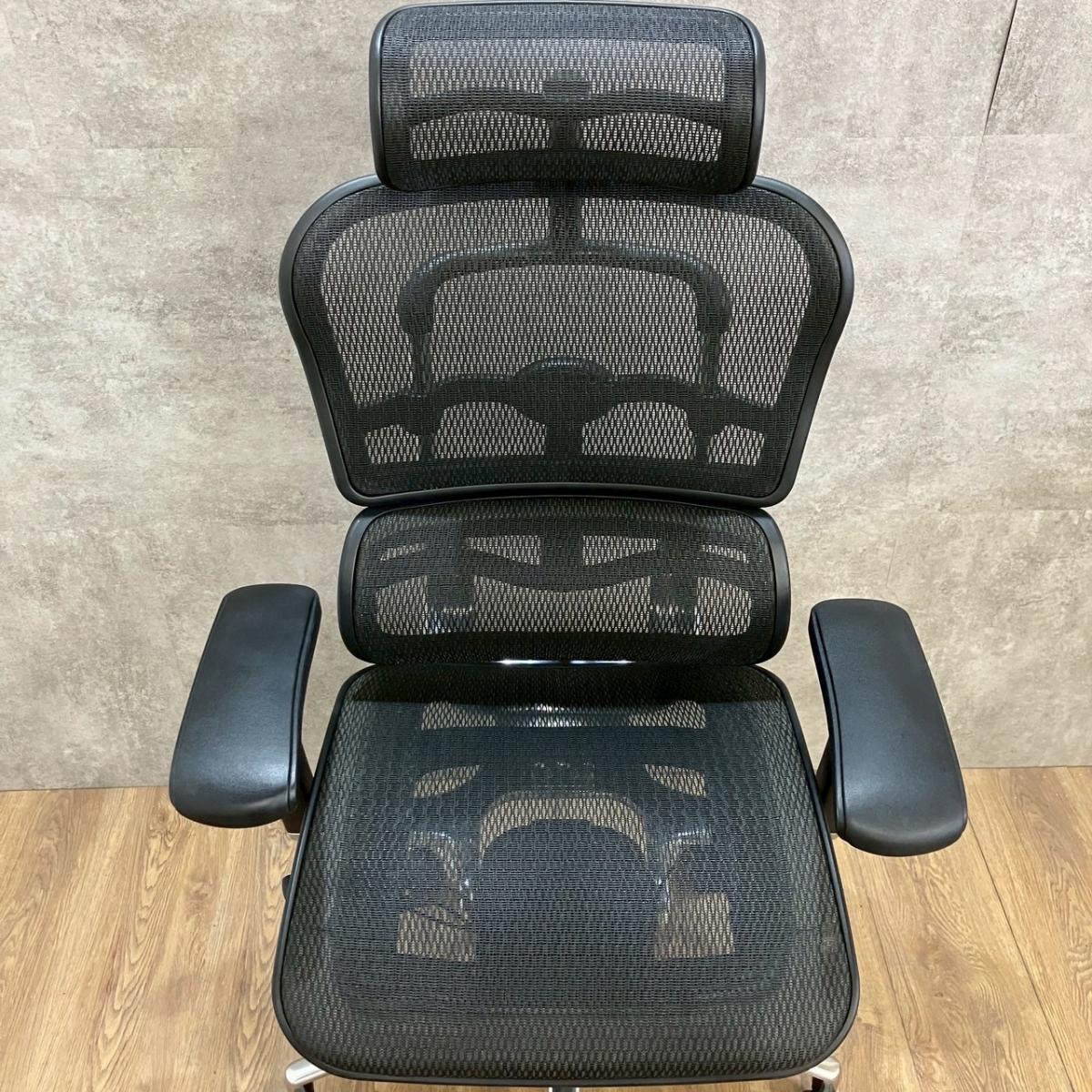 中古】ベーシック Ergohuman/エルゴヒューマン 肘付ハイバック