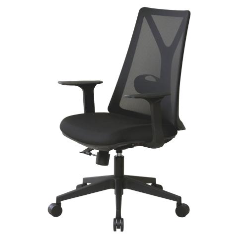 【新品】その他シリーズ CKH33B（BK） 弘益（KOEKI） 肘付ハイバックチェア