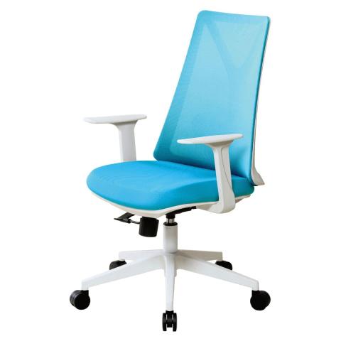 【新品】その他シリーズ CKH33W（AQ） 弘益（KOEKI） 肘付ハイバックチェア