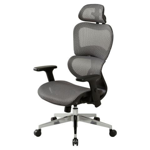 【新品】その他シリーズ CKS2（GR） 弘益（KOEKI） 肘付ハイバックチェア