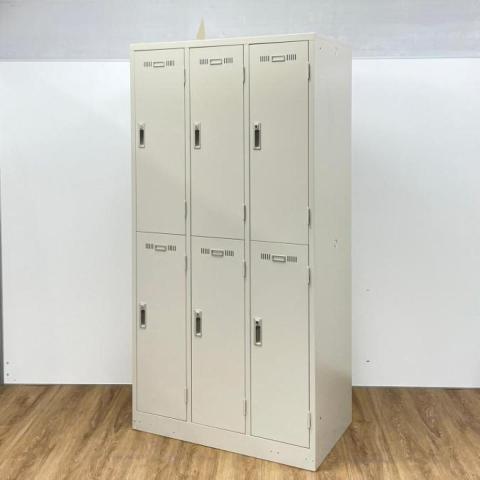 6人用更衣ロッカーの通販 - 中古オフィス家具ならオフィスバスターズ