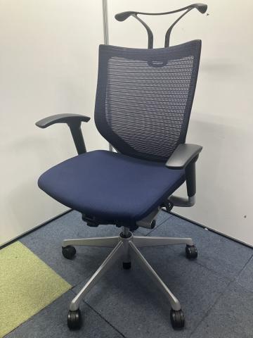 【中古】バロンチェア  オカムラ（okamura） 肘付ローバックチェア