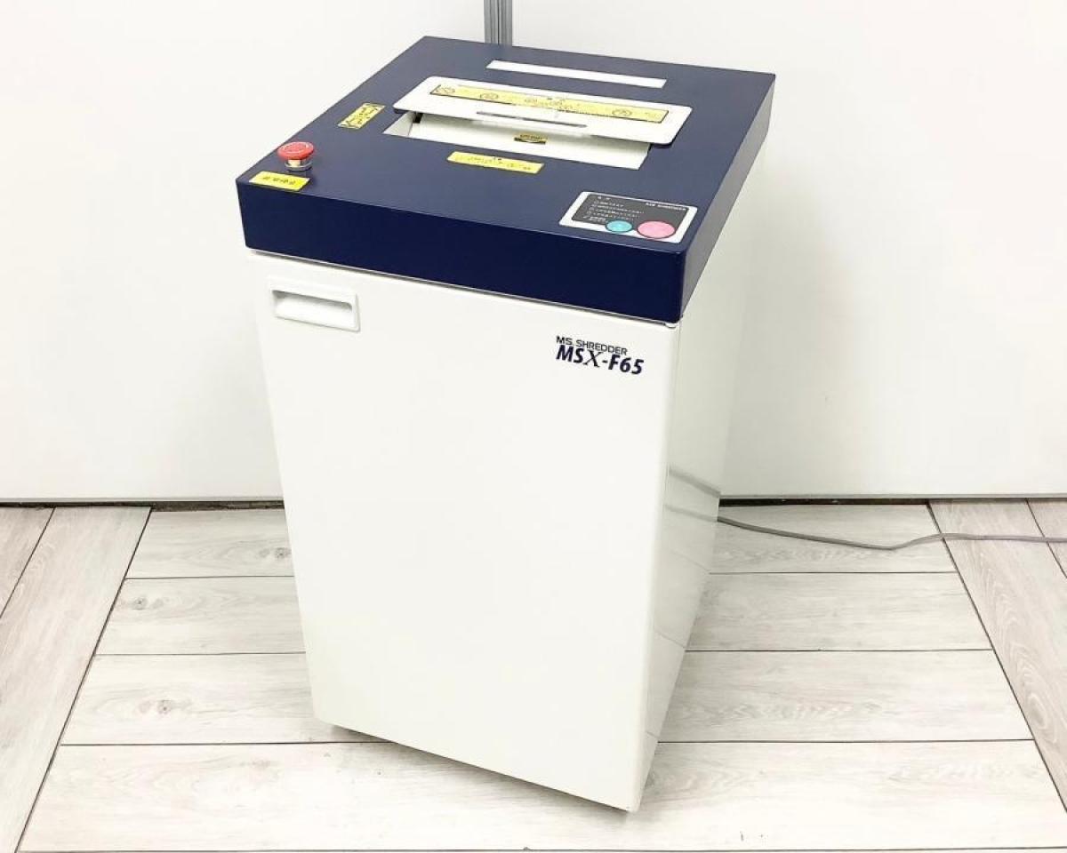 明光商会 MSX-F65 業務用シュレッダー・最大65枚・ホチキス芯細断OK MSX-F65 | 株式会社明光商会