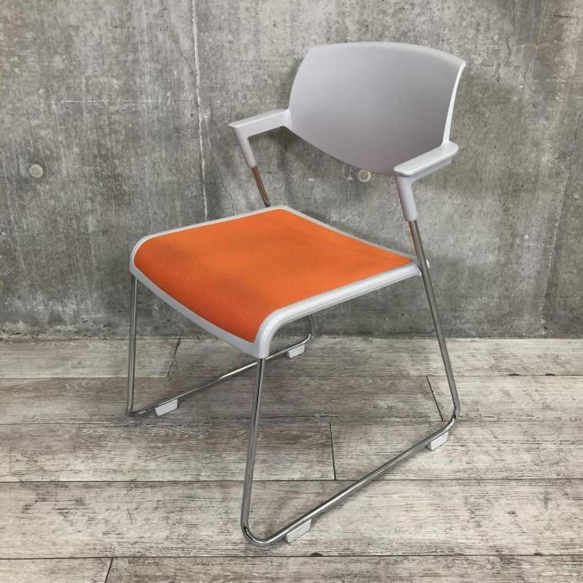 中古】サティオ コクヨ/KOKUYO スタッキングチェア 526872