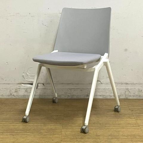 【中古】スタッカ K12-W210CU-1 コクヨ（KOKUYO） スタッキングチェア