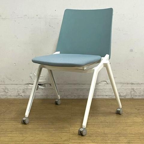 【中古】スタッカ K12-W210CU-1 コクヨ（KOKUYO） スタッキングチェア