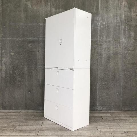 コクヨ　KOKUYO⭐️書庫(本棚) ハイキャビネット／両開き＋3段ラテラル① コクヨ（KOKUYO） ハイキャビネット／その他 一覧 - 中古