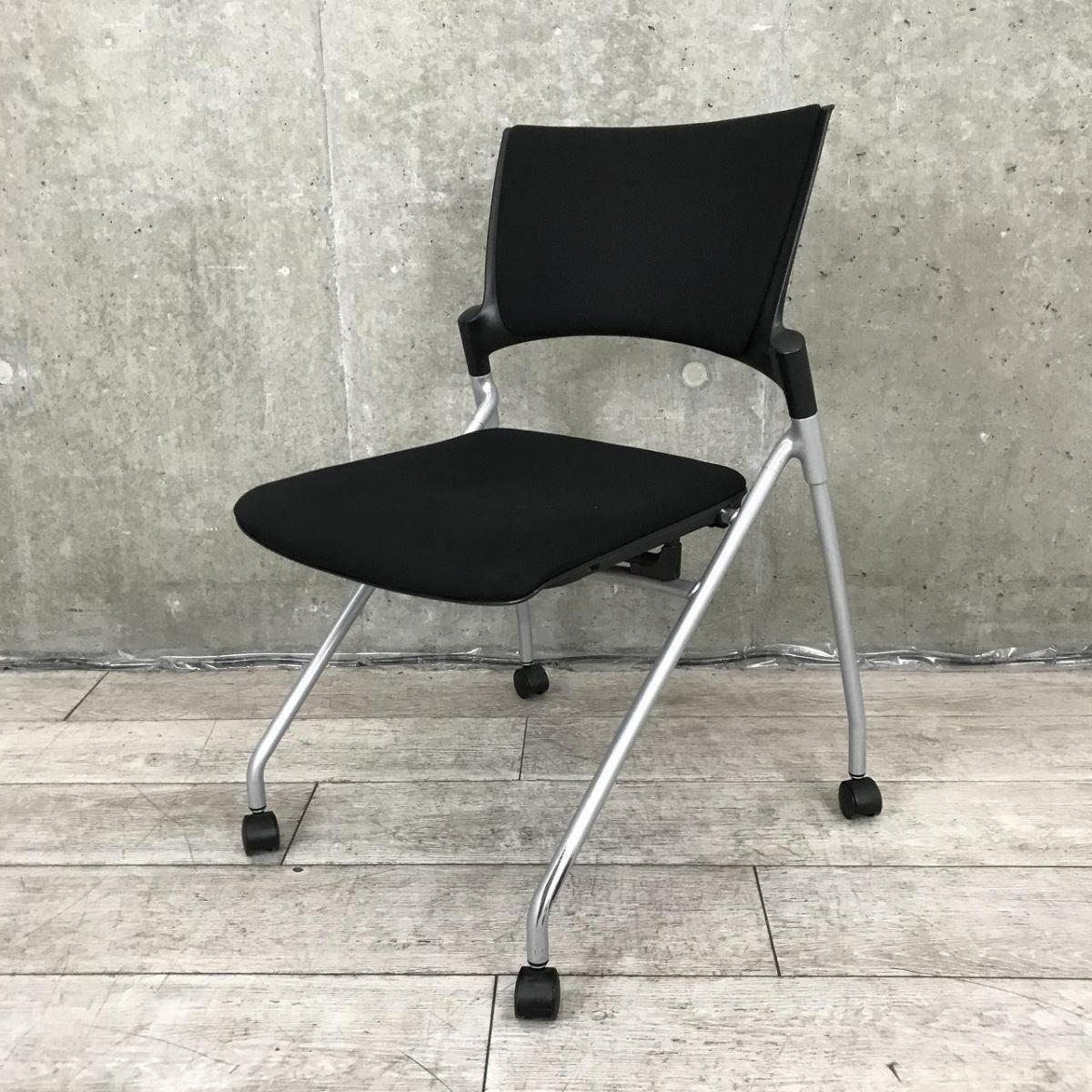 【関東倉庫在庫品】【コンパクトな収納が可能なチェアで設置・撤去が便利！】■イトーキ製　マノス　ネスティングチェア　■ブラック【弊社使用欄：A00978813】【ECBMC】
                        マノスチェア
                                    中古
            