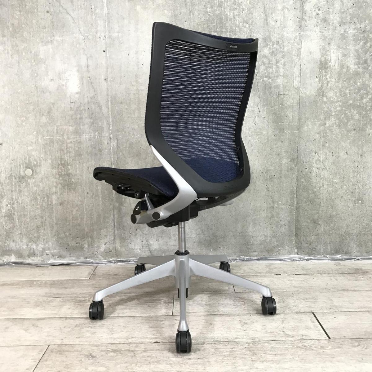 【送料無料】OKAMURA オカムラオフィスチェアCP33CR 楽天市場】バロン ローバック 肘なし 座クッション シルバー