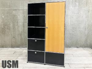 USMハラー　２列5段 ワードローブキャビネット　グラファイトブラック　D500　OPOPOPEXEX-WR