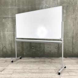 【広々と使える！W1800mmボード！】■脚付ホワイトボード　板面：W1800×H900mm　キャスター付　■オフィス会議の必需品！【Nichigaku／ニチガク／日学】