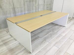 【倉庫在庫】【W2400】オフィスの最新トレンドデスク！　　フリーアドレスデスク/システムデスク　レイアウト変更