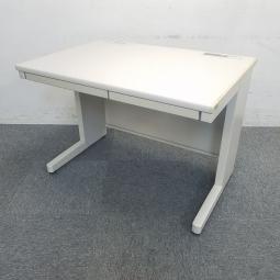 【スタンダードなデザインで使いやすい！】■コクヨ製　平デスク　W1000×D700×H700mm　※日焼けがあるためお安く！【KOKUYO　BS】