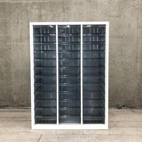 ローキャビネット／クリスタルトレーの格安販売 - 中古オフィス