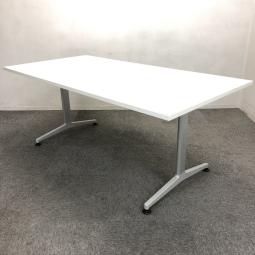 【会議テーブルや作業台、学校法人でも使える便利なサイズ感のテーブル】　■コクヨ/JUTO(ジュート)/ミーティングテーブル/ホワイト/幅1800㎜/Ｔ型脚