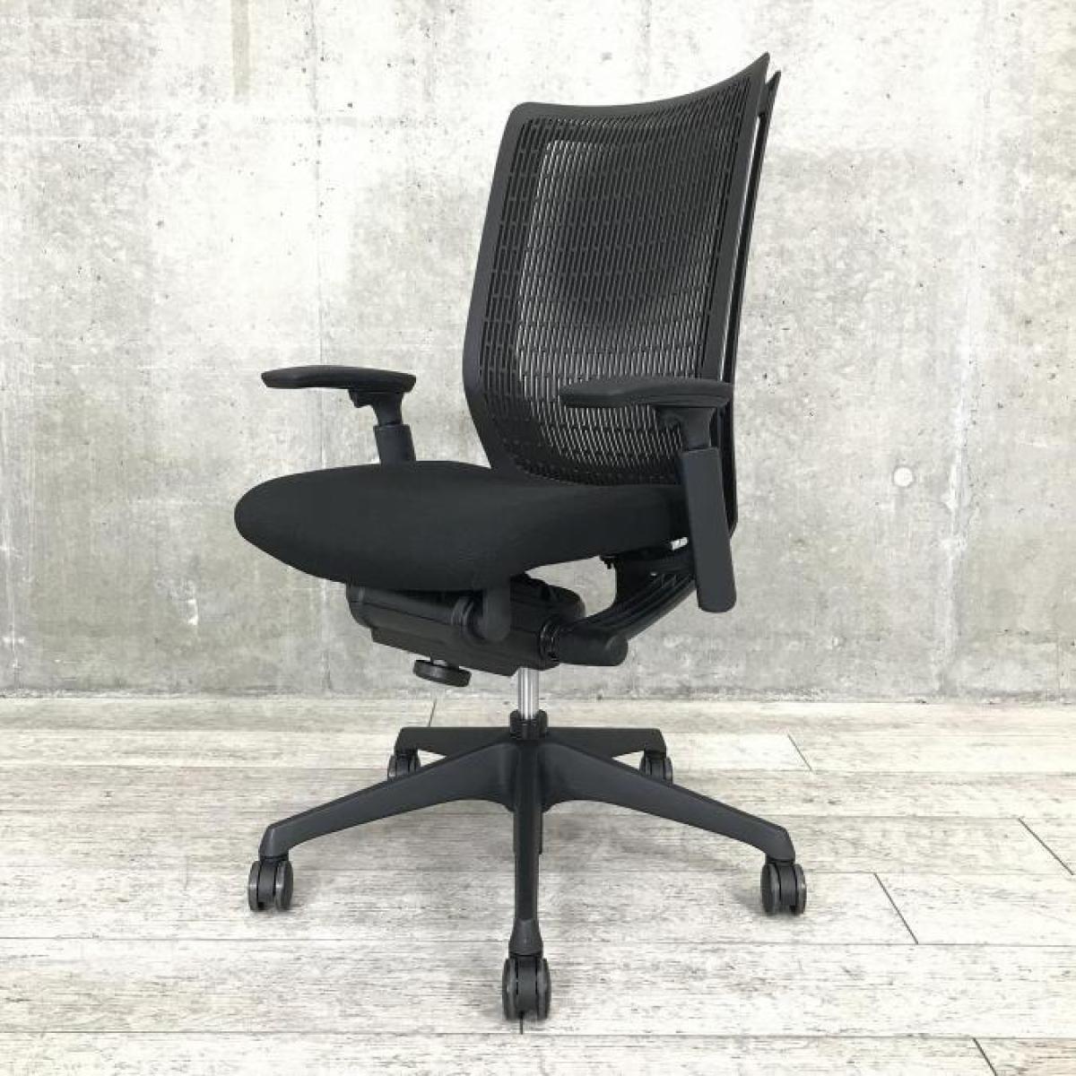 ヴィスコンテチェア オカムラ/okamura 肘無ハイバックチェア 中古】ヴィスコンテチェア オカムラ/okamura 肘無ハイバック