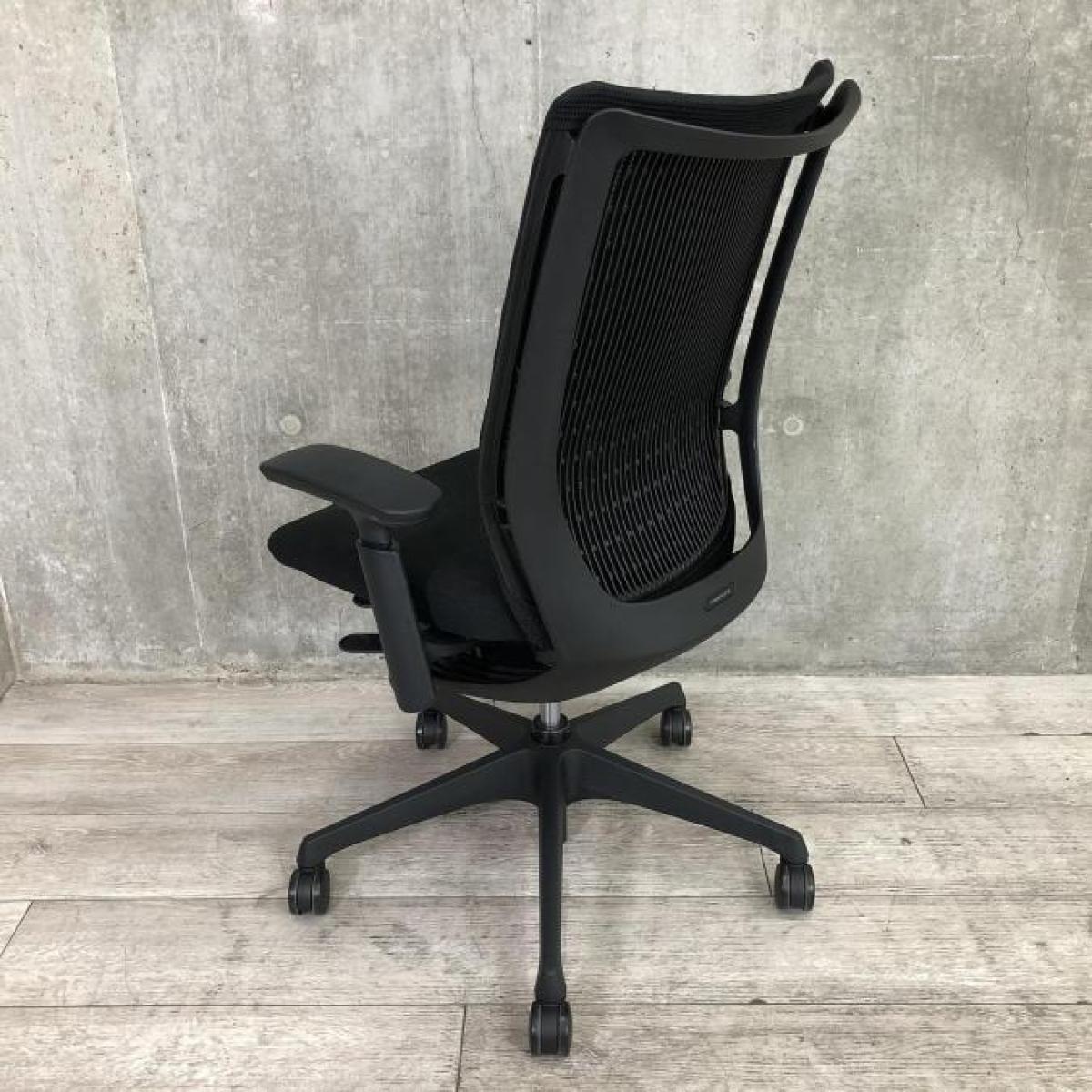 ヴィスコンテチェア オカムラ/okamura 肘無ハイバックチェア 中古】ヴィスコンテチェア オカムラ/okamura 肘無ハイバック