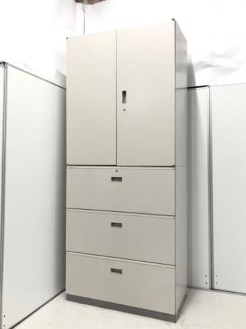 ハイキャビネット／両開き＋3段ラテラルの格安販売 - 中古