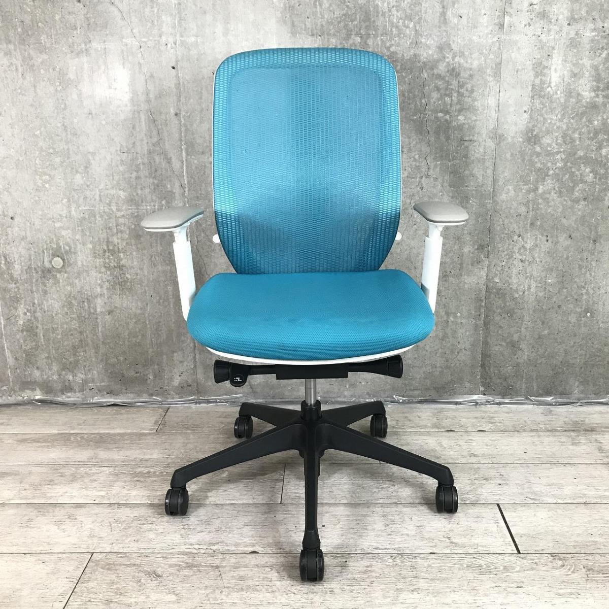 中古】シルフィーメッシュ C635XW 0971 オカムラ/okamura 肘付