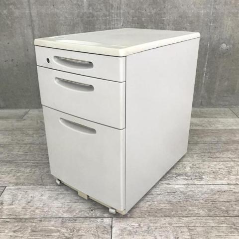 【中古】SD  オカムラ（okamura） ワゴン3段