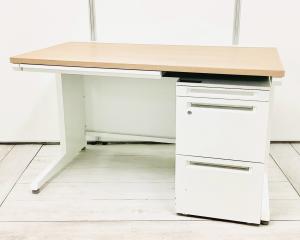 【セット商品（デスク＆ワゴン）】平デスク 疑似片袖デスク オススメ(おすすめ) 大人気 ・Okamura/オカムラ ・ADVANCE/アドバンス ※横浜本店撮影画像※