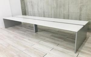 【倉庫在庫品】【W4800㎜】【ホワイト天板】スタイリッシュなオフィス作りに！ホワイトなので清潔感のある空間に！W4800㎜！プロユニットフリーウェイ オフィスバスターズ梅田本店