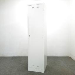【ワイド収納で使いやすい！】■セイコー　1人用ロッカー　ホワイト　■衣類や貴重品をしっかりと保管！【生興/SEIKO FAMILY】
