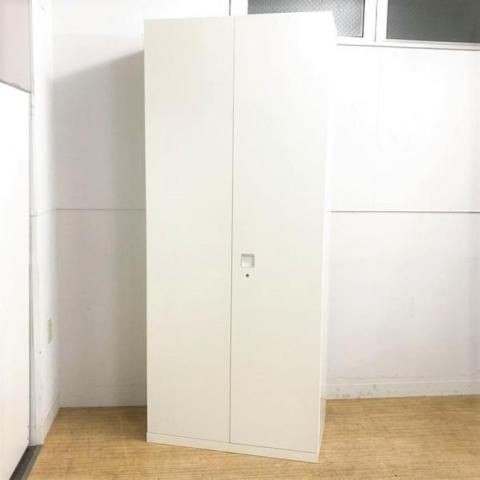 【中古】レクトライン  オカムラ（okamura） ハイキャビネット／両開き