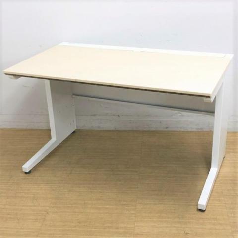 コクヨ(KOKUYO)　iSデスクシステム　平机（スタンダードテーブル）　天板：ホワイトナチュラル（M10）　センター引出し無し　レアなW1100サイズ【外部倉庫在庫品】