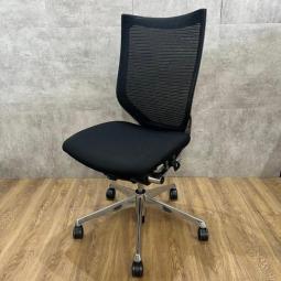 【オカムラ製の定番☆】◆オカムラ　バロン　ブラック　ハイバック　メッシュ　肘なし　中古　博多　天神　オフィスバスターズ　中古　九州最大級