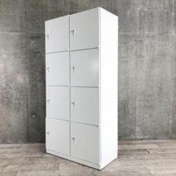 【在庫入替】フリーアドレスデスクのお供に！　8人用パーソナルロッカー　内田洋行/HSシリーズ【豊中倉庫在庫】
