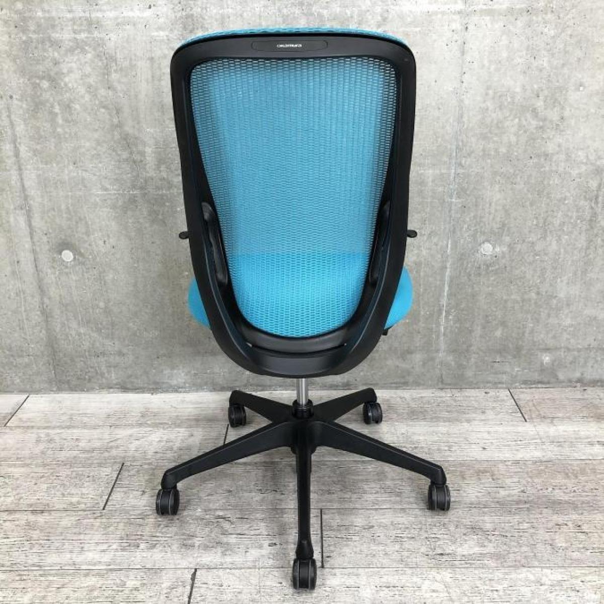 【初回限定】 中古】シルフィーメッシュ オカムラ/okamura 肘無ハイバック 椅子