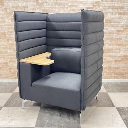 【激レア！】集中ブースや休憩用に！テーブル付ハイバックソファー、はじめました！【堺店限定商品！】#ABW #集中ブース #休憩スペース #おしゃれ家具 #ソファ#オフィス家具好きな人とつながりたい