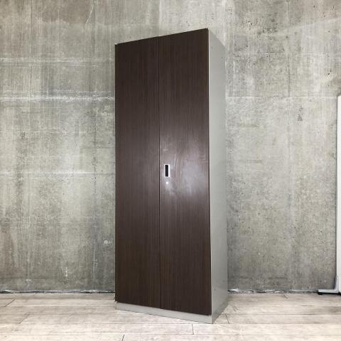 【中古】シンラインキャビネットR HTR-218HSS-ZW17 イトーキ（ITOKI） ハイキャビネット／両開き