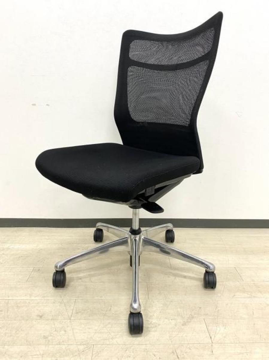 【人間工学に基づいた快適な座り心地！背あてのしなやかな曲線が背中にフィット！】■オカムラ（okamura）製　フィーゴメッシュ(feego-mesh)チェア　肘無ハイバック　■ブラック　■メッシュ【入替セールにつき40%OFF！】
                        フィーゴメッシュチェア
                                    中古
            