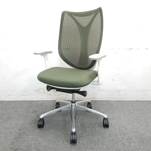 【中古】サブリナ C853BW-FSZ5 オカムラ（okamura） 肘付ハイバックチェア