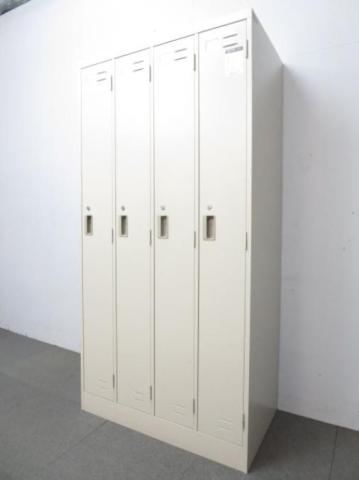 【スタンダードなデザインで使いやすい！】■コクヨ製　4人用ロッカー　■個人の衣服や荷物をしっかり管理！スタッフ増員・レイアウト変更の際の追加にもオススメ！】【※外部倉庫在庫品（店頭在庫無）】【BR】