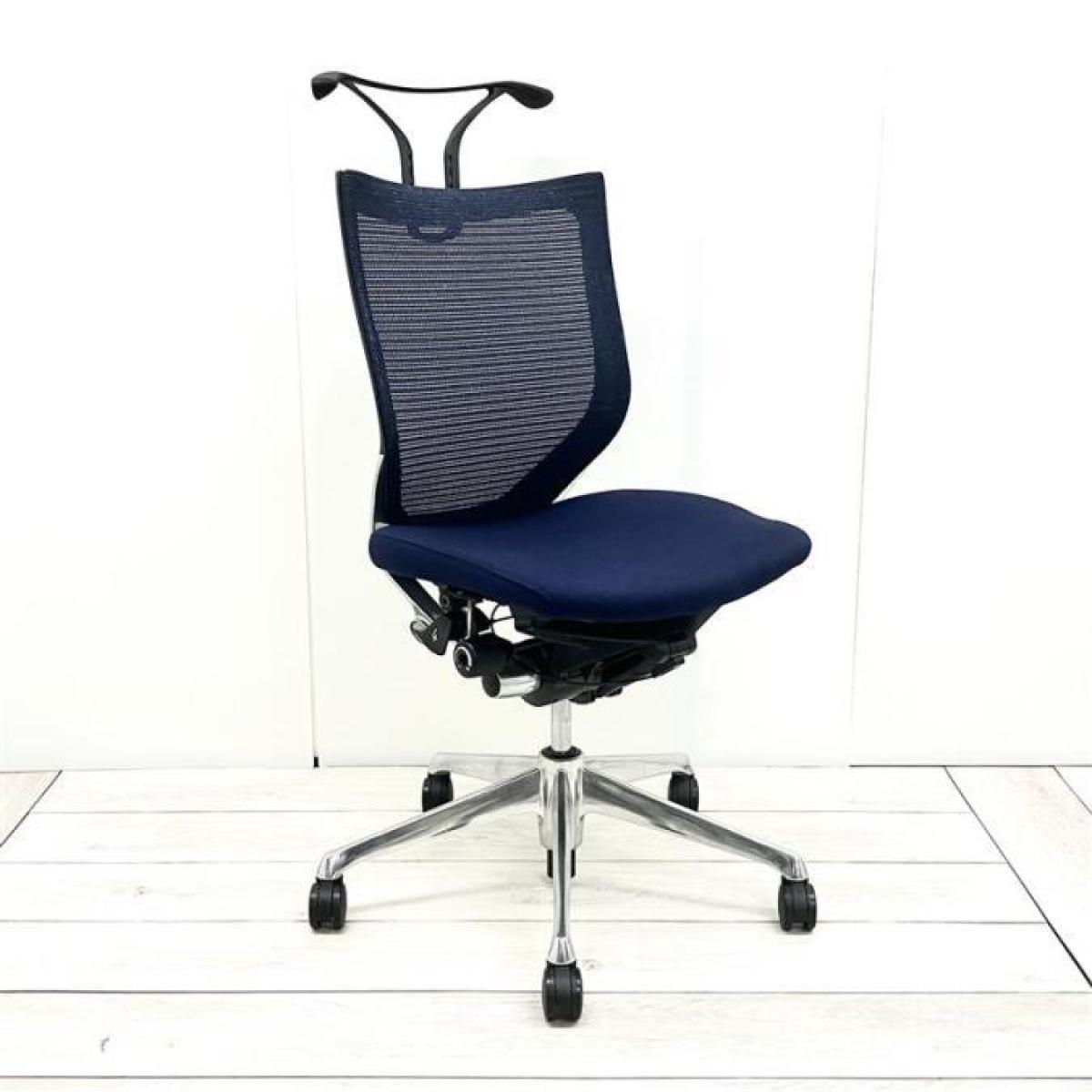 【かんかん】製造年不明　オカムラ　バロン　ハンガーなし　ハイバック オカムラ(okamura)オフィスチェア バロンチェア(Baron