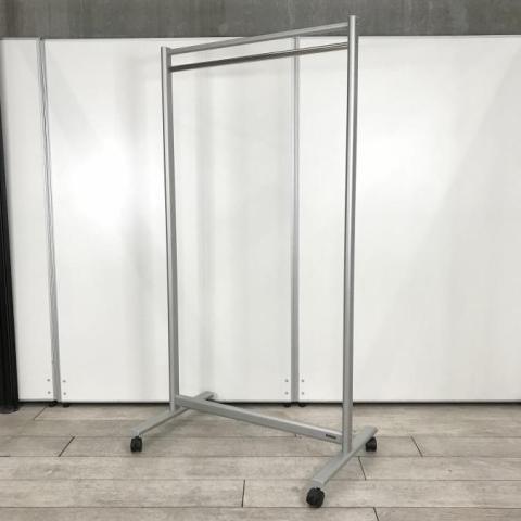 Φ【美品】okamura ステンレスコートハンガー キャスター付 コートハンガー オカムラ(岡村製作所) ハンガーラック 【通販