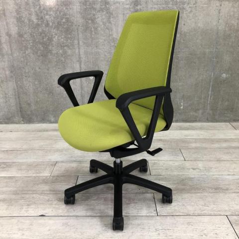 【中古】ノナ  イトーキ（ITOKI） 肘付ハイバックチェア