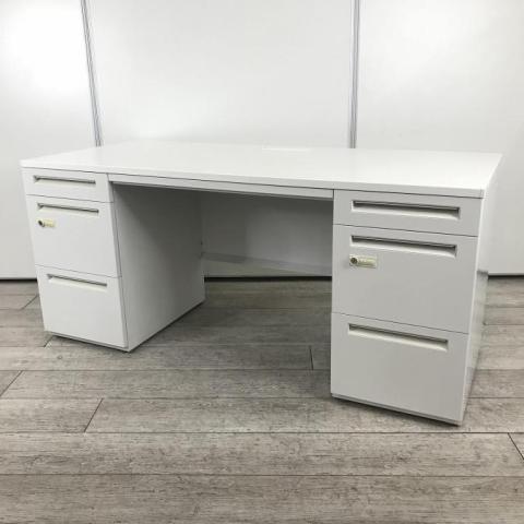 【中古】スカエナ  ウチダ（UCHIDA) 両袖机