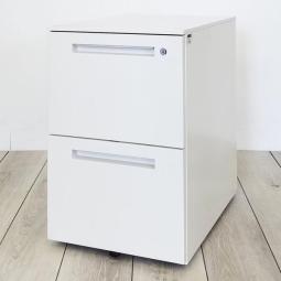 【8台入荷】イトーキのパーソナル収納ワゴン入荷！中古　2段　ワゴン　脇　袖　ホワイト　オフィス　事務所　キャスター付き 在庫入替