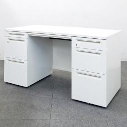【西】※福岡倉庫在庫※【限定入荷☆】オカムラ製　アドバンスS　両袖机　引き出し付　ホワイト　事務　執務室　収納　中古　福岡　博多　天神　九州最大級
【福岡オフィス家具】【福岡中古家具】【中古事務什器】【中古チェア】【中古椅子】