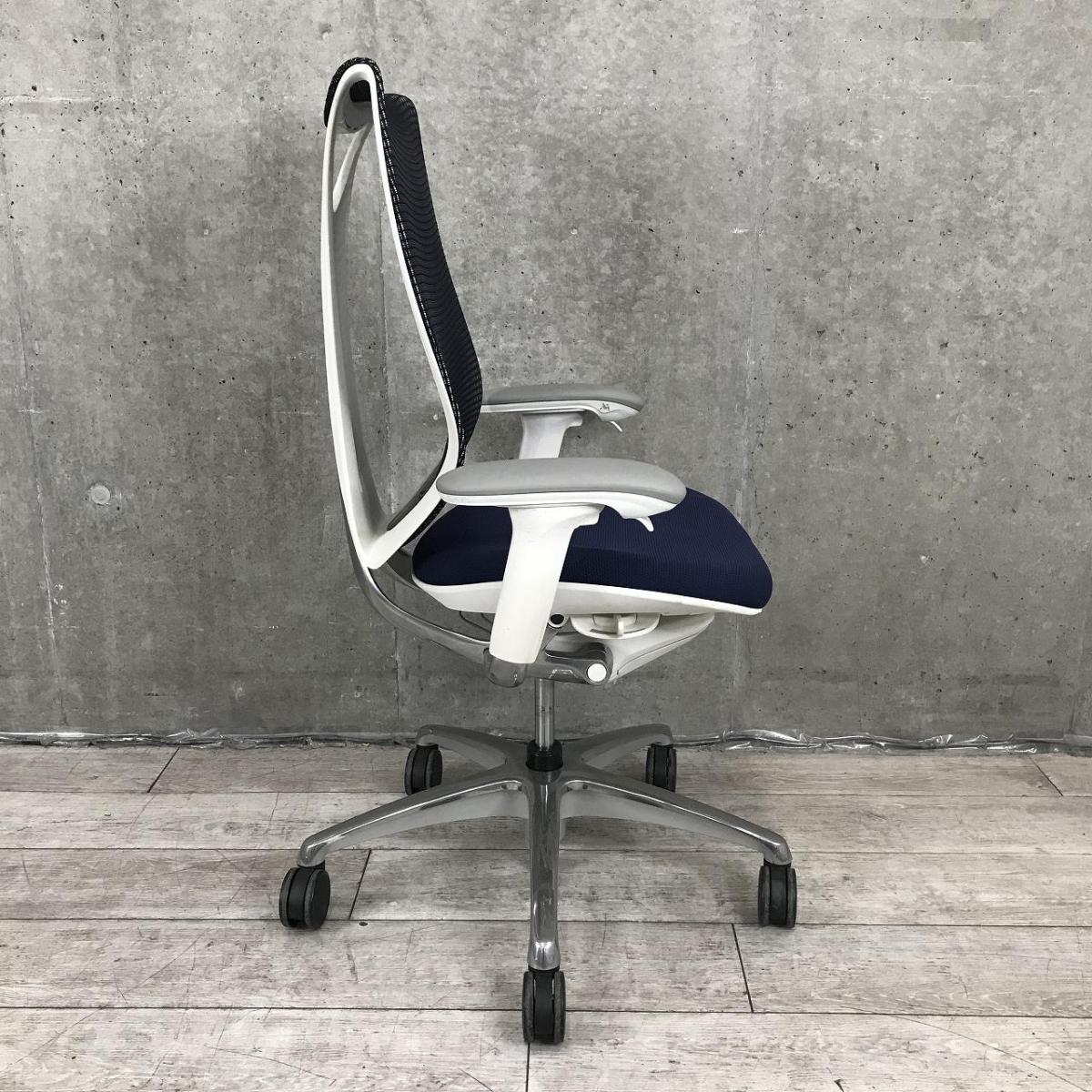 【中古】 サブリナ オカムラ/okamura 肘付ハイバックチェア 中古】サブリナ オカムラ/okamura 肘付ハイバックチェア 529266