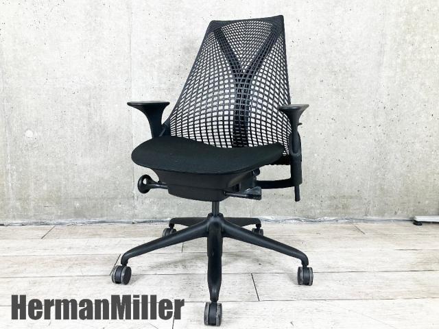 【2021年製】HermanMiller/ハーマンミラー　セイルチェア　ブラック　ASIYA23HA-2159