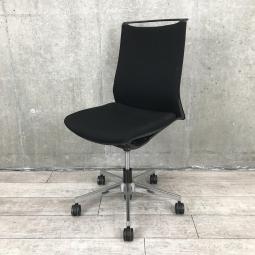 【関東倉庫在庫品】【長時間作業に適した人気商品！】■オカムラ製　モード　肘無ハイバックチェア　■ブラック【弊社使用欄：A00991826】【ECBMC】