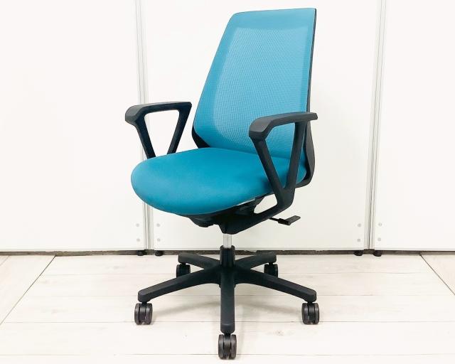 【中古】ノナ KZ-330PV-T1A3 イトーキ（ITOKI） 肘付ハイバックチェア