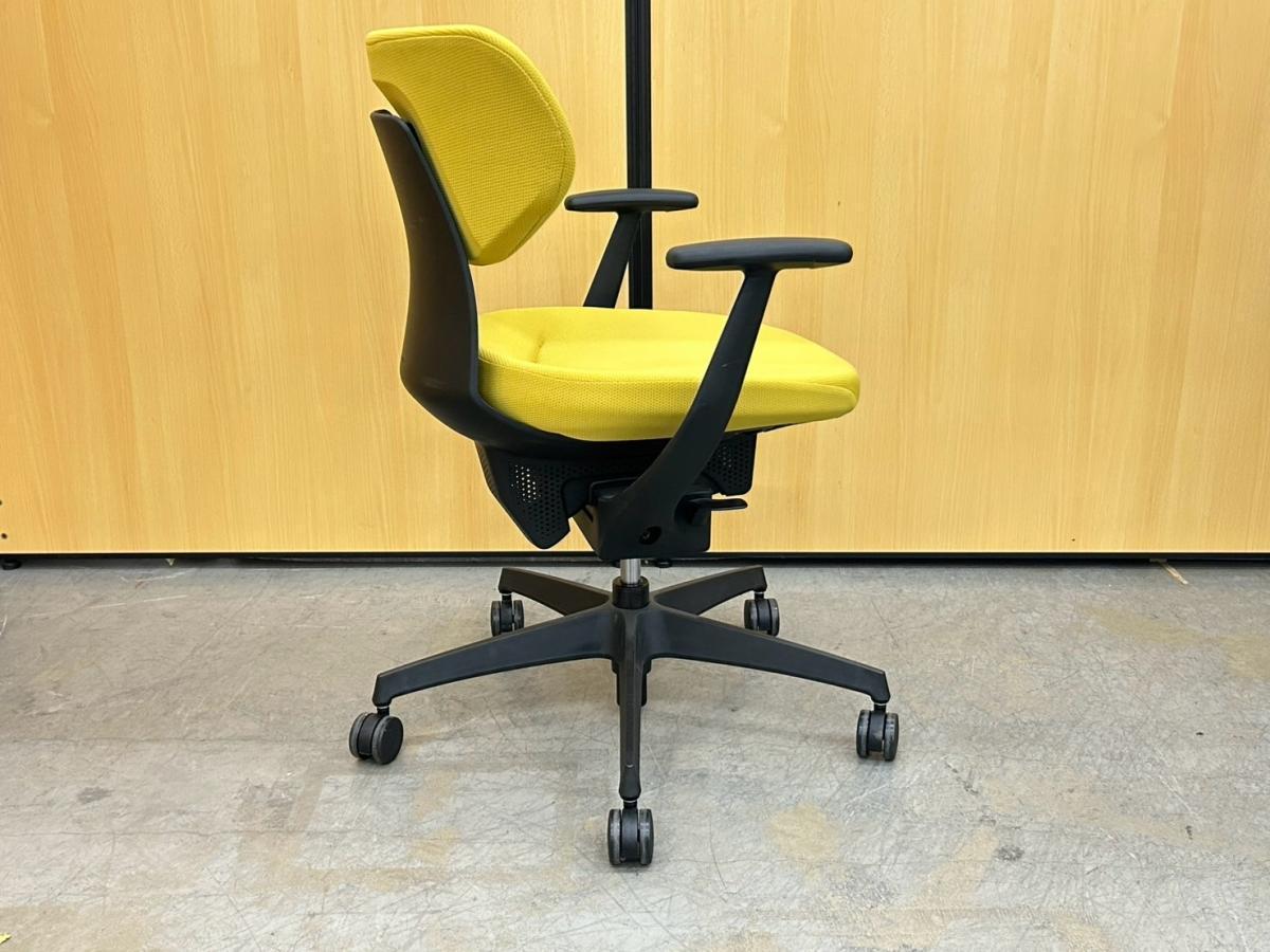 中古】イング コクヨ/KOKUYO 肘付ローバックチェア 529635