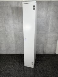 【付属品欠品にて特価☆】東京鋼器製　1人用　更衣用　ロッカー　グレイッシュホワイト　収納　福岡　博多　天神　九州最大級