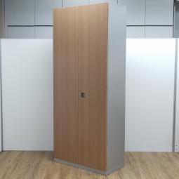 ★【レア】オカムラ製　レクトラインシリーズ　ナチュラル　両開き　ハイキャビネット　H2150サイズ　シリンダー　書類整理におすすめ！　A4ファイルが6段収納が可能な人気ハイキャビネット！　H2150両開き書庫！！